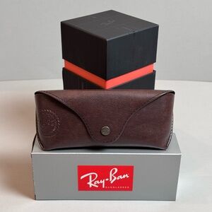 BRAND NEW Ray-Ban Gold Black RB3025 Aviator Sunglasses w/ Case